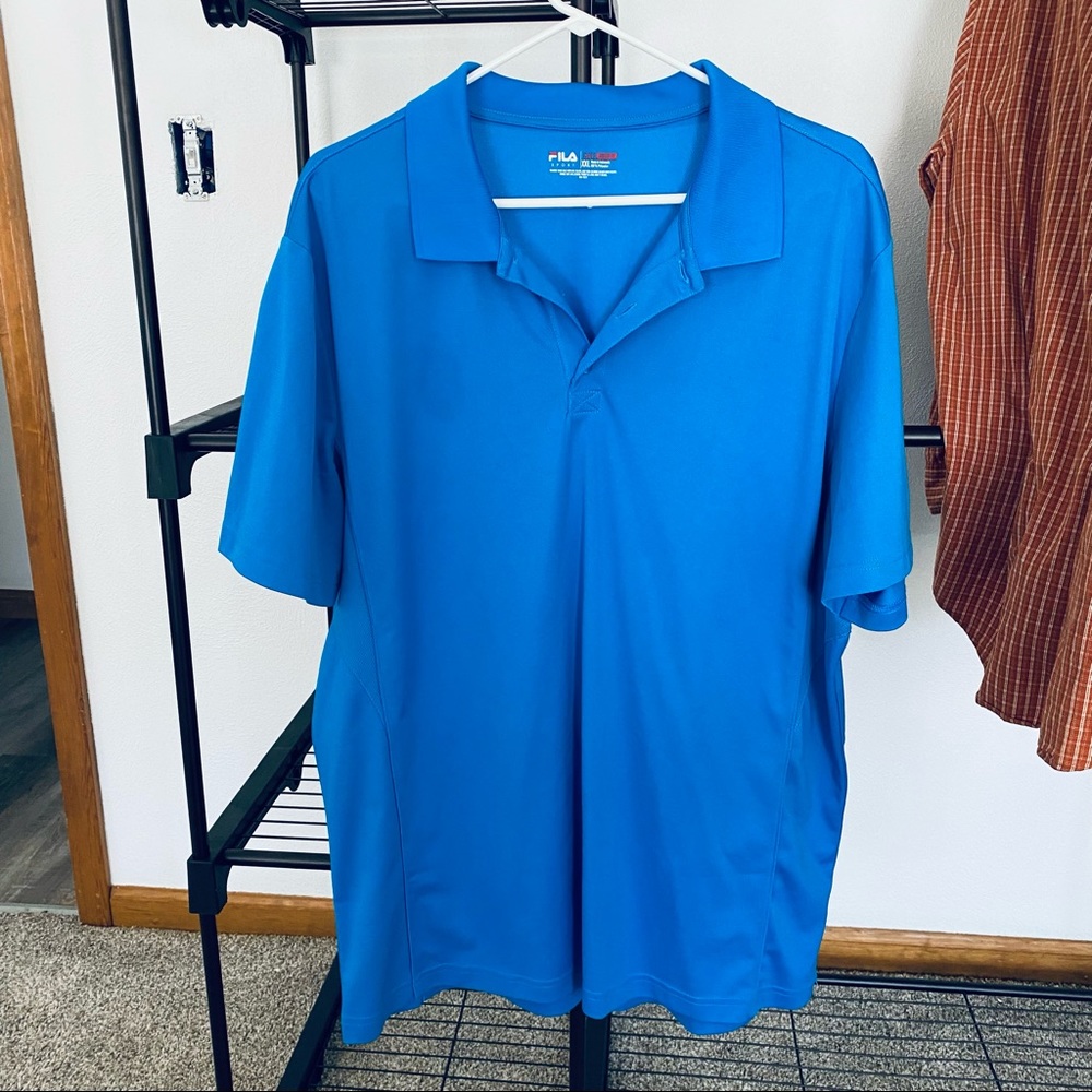 FILA blue polo shirt
